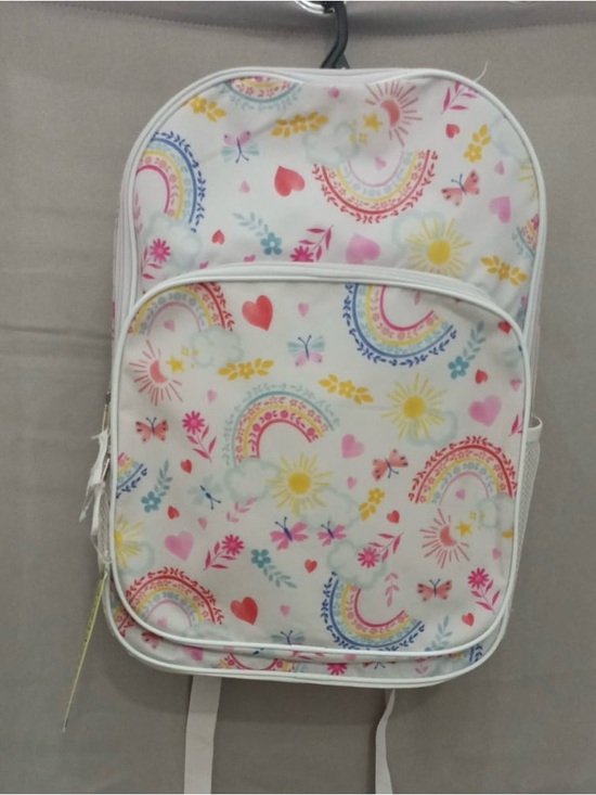 Other - Kids White Rainbow & Sun Backpack by